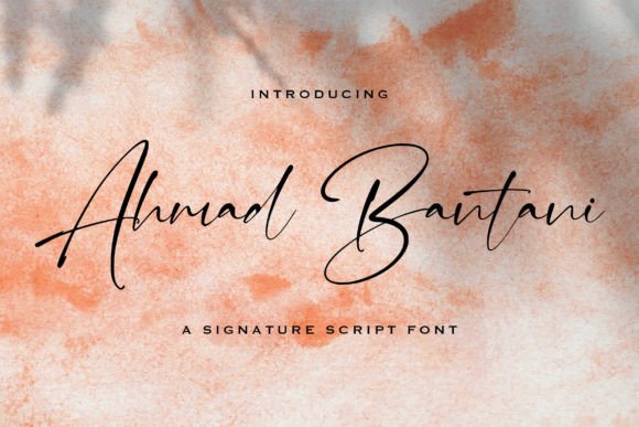Ahmad Bantani Font for Elegant Branding