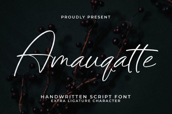 Amauqatte – Handwritten Script Font