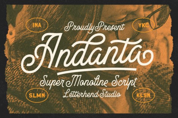 Andanta Font: Elegant Script for Creative Makers
