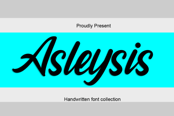 Asleysis Font: Elegant Script for Creative Campaigns