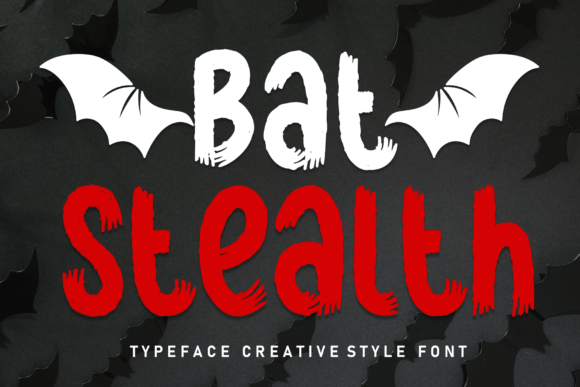 Bat Stealth Font for Creative Projects