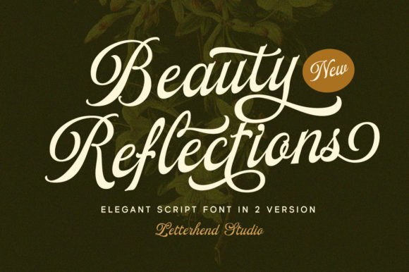 Beauty Reflections Font for Elegant Branding