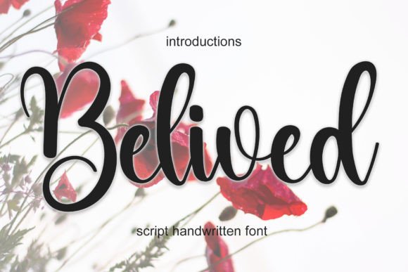 Belived Font for Creative Campaigns
