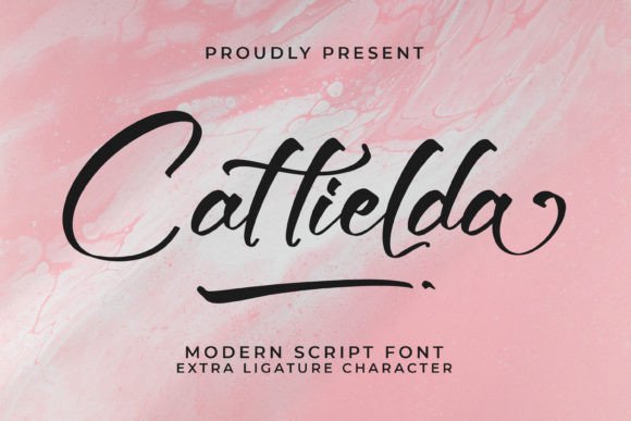 Cattielda – Modern Script Font