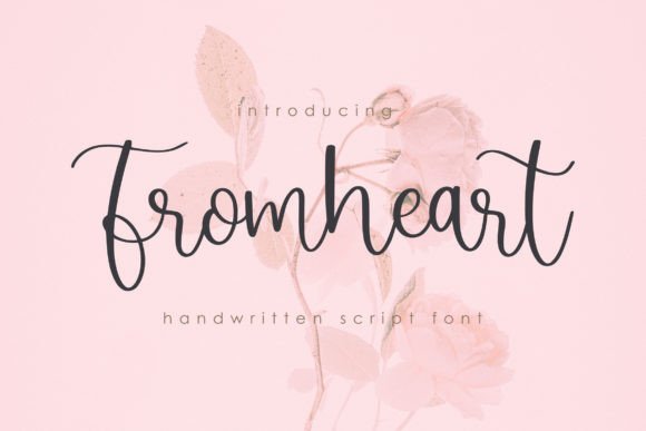 Fromheart: A Handwritten Script Font