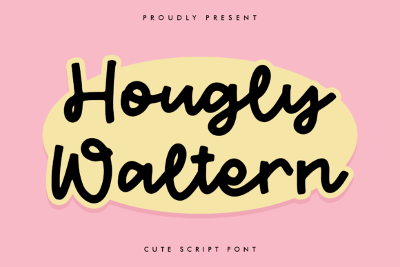 Hougly Waltern Font for Creative Projects