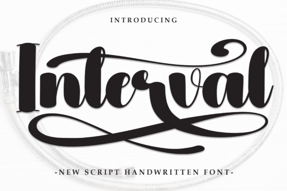 Interval: A Handwritten Font for Creative Projects