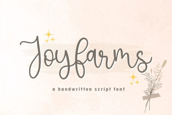 Joyfarms Font for Creative Design