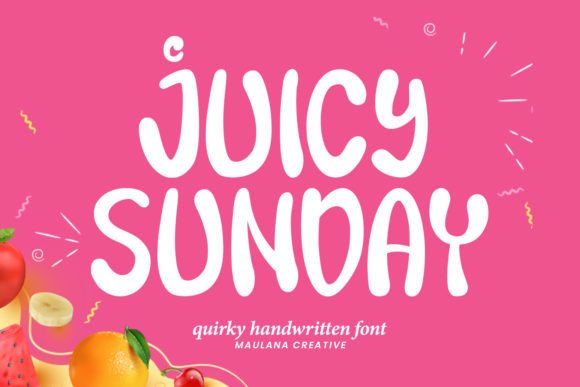 Juicy Sunday Font for Creative Brands