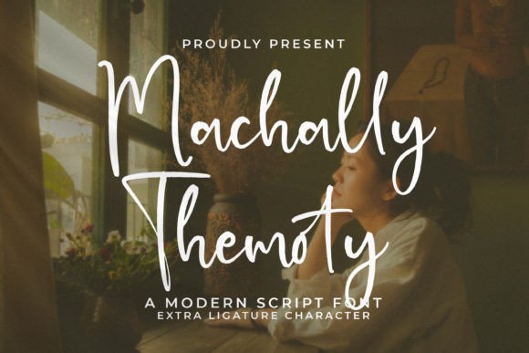 Machally Themoty Font for Creative Projects