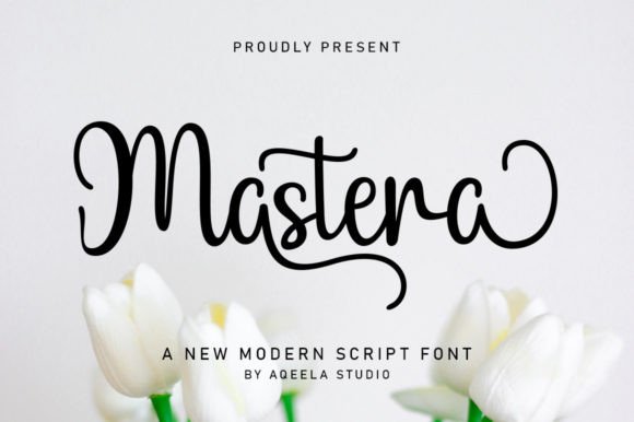 Mastera Font: Romantic Script for Editorial Design