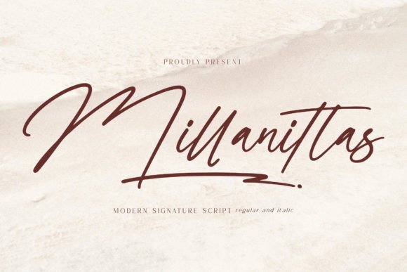 Millanittas: Elegant Script Font