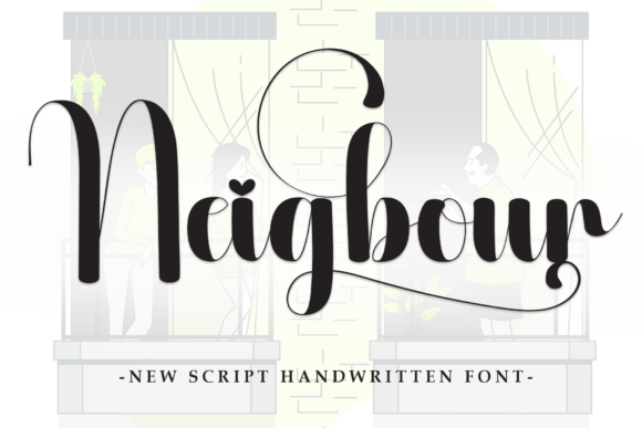 Neigbour Font: Modern Handwritten Script
