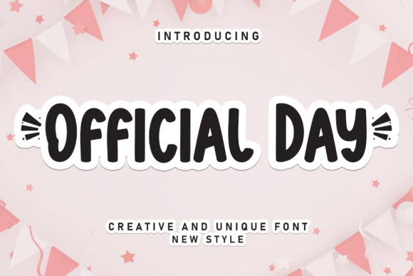 Official Day Font for Creative Projects