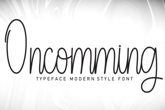 Oncomming Font for Business Branding