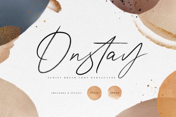 Onstay Font for Creative Makers