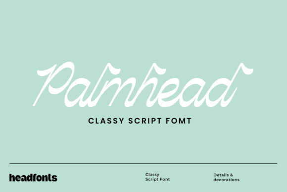 Palmhead Font for Creative Makers