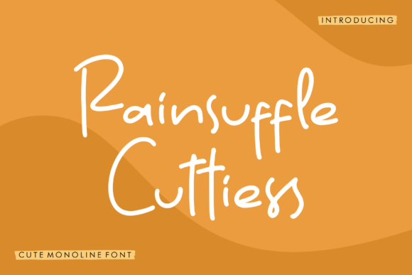 Rainsuffle Cutties Font Review