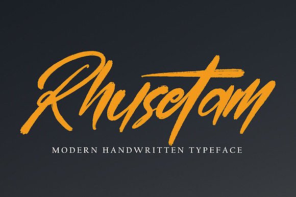 Rhusetam Font for Web Design