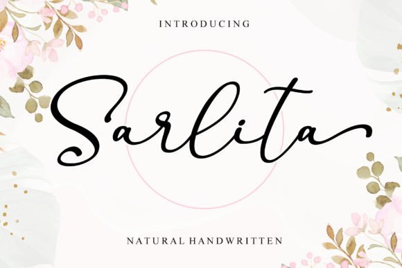 Sarlita: A Script Font for Elegant Design