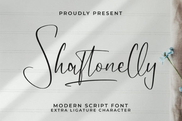 Shaftonelly Font for Creative Projects