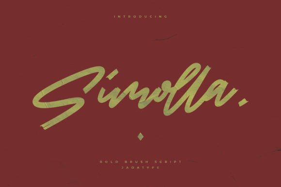 Simolla Font for Editorial Design