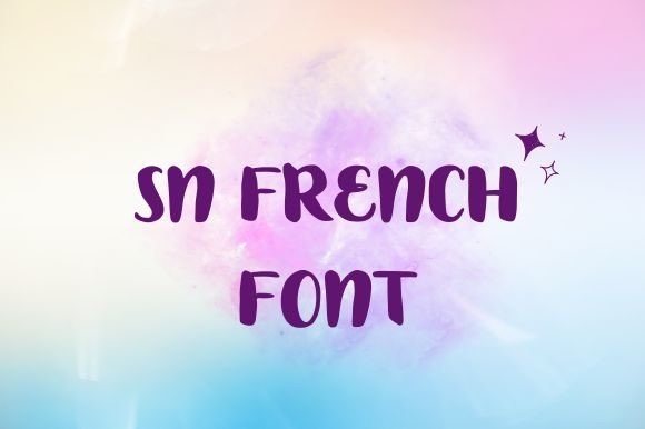 Sn French Font for Creative Projects