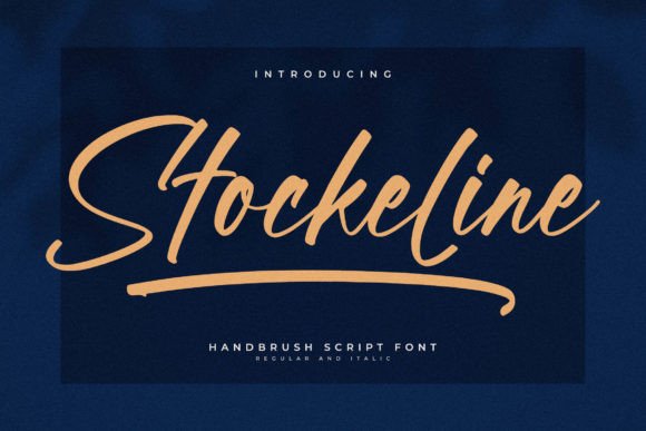 Stockeline Font for Editorial Design