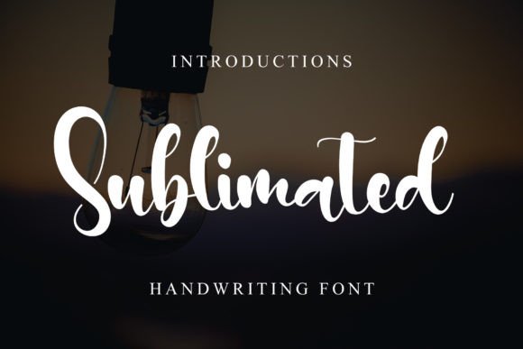 Sublimated Font for Enchanting Branding